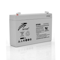 AGM аккумулятор Ritar 6V 8Ah RT680