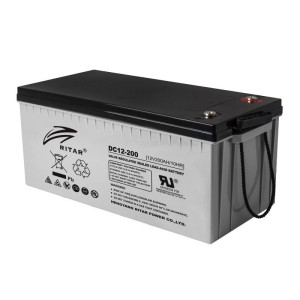 AGM аккумулятор Ritar 12V 200Ah DC12-200C Carbon
