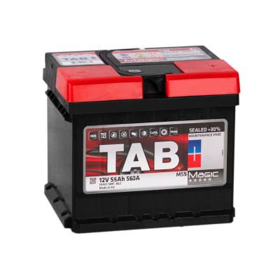 Авто акумулятор TAB 55Ah 560A Magic