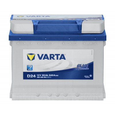 Авто акумулятор Varta 60Ah 540A Blue Dynamic D24
