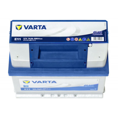 Авто акумулятор Varta 74Ah 680A Blue Dynamic E11