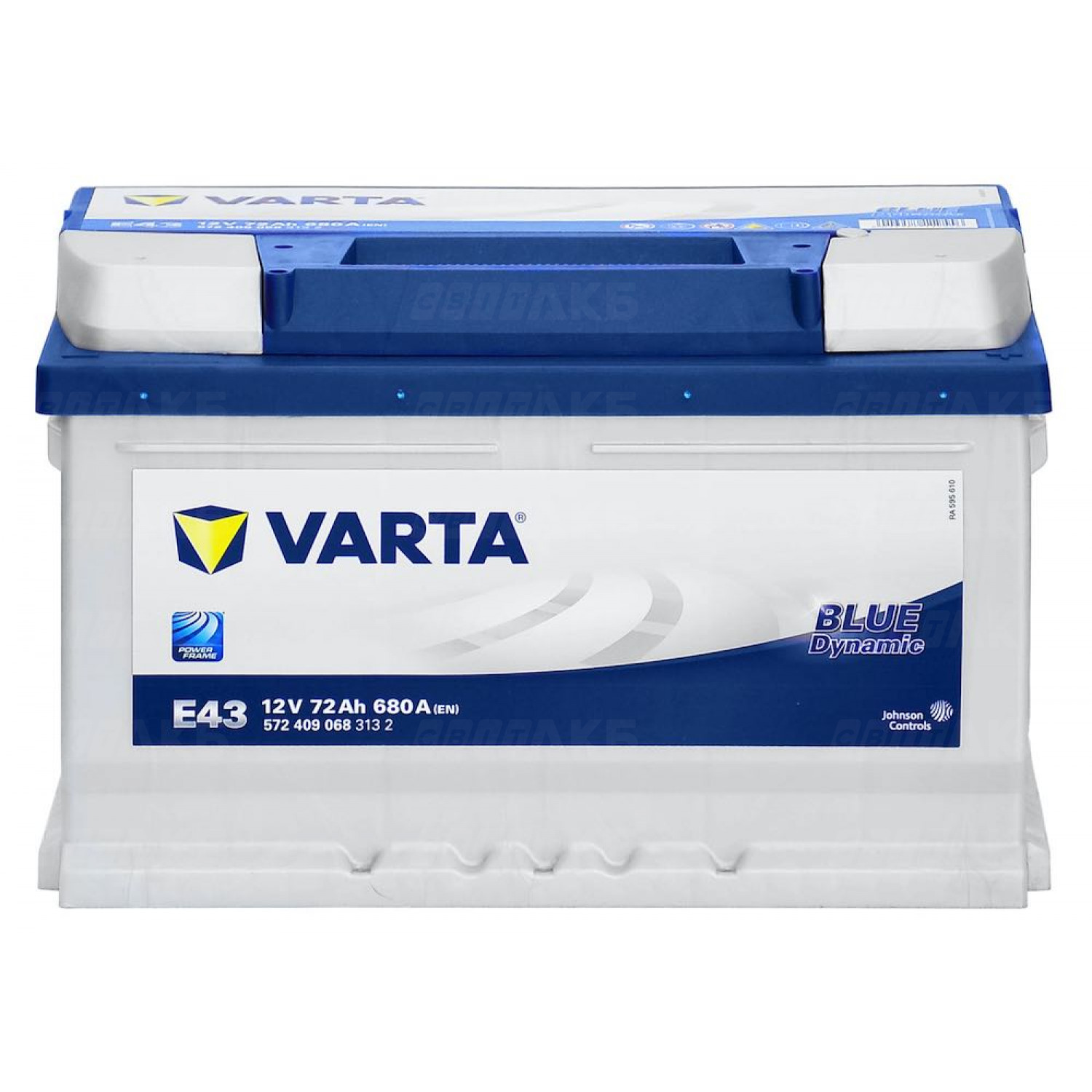 Акумулятор Varta 72Ah 680A Blue Dynamic E43 купити