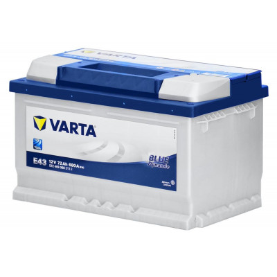 Авто аккумулятор Varta 72Ah 680A Blue Dynamic E43