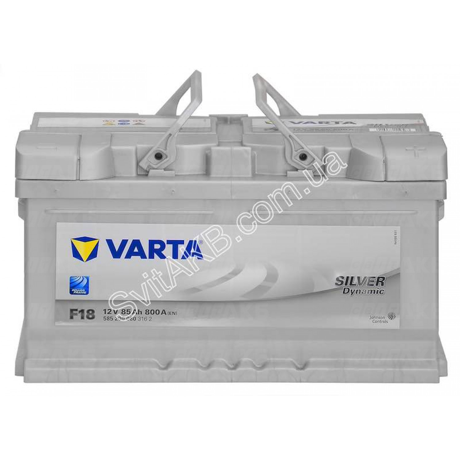 Batterie VARTA F18 Silver Dynamic 80 Ah 800 A 585200080