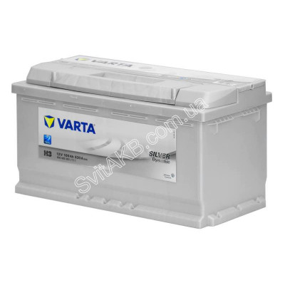 Авто аккумулятор Varta 100Ah 830A Silver Dynamic H3