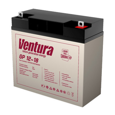 AGM акумулятор Ventura 12V 18Ah GP12-18