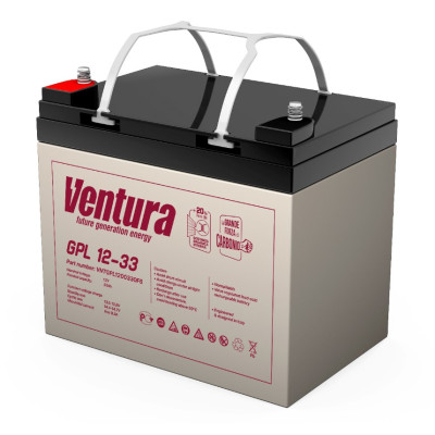 AGM акумулятор Ventura 12V 33Ah GPL12-33