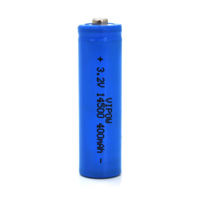 Літієвий акумулятор Vipow 3,2V 400mAh LiFePO4 14500