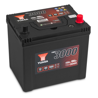Авто аккумулятор Yuasa 60Ah 500A YBX3005