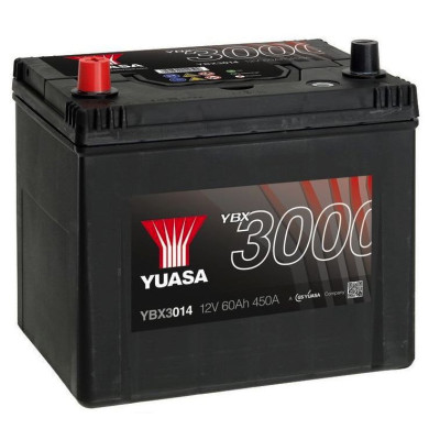 Авто акумулятор Yuasa 60Ah 450A YBX3014