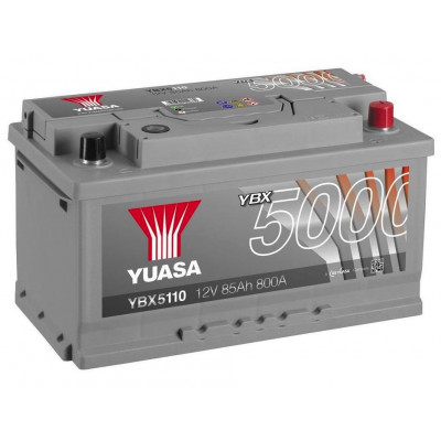 Авто акумулятор Yuasa 85Ah 800A YBX5110