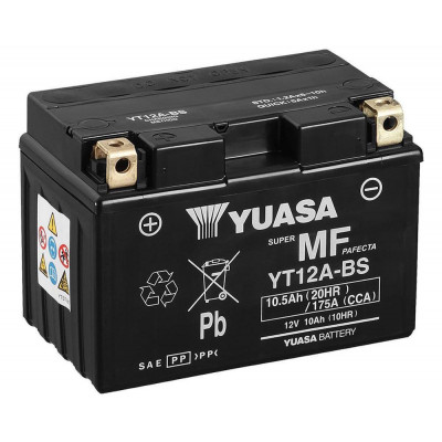 Мото акумулятор Yuasa 10Ah YT12A-BS