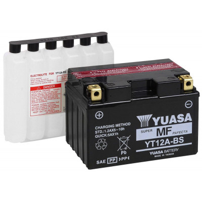 Мото акумулятор Yuasa 10Ah YT12A-BS