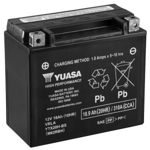 Мото акумулятор Yuasa 18,9Ah YTX20H-BS