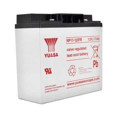 AGM аккумулятор Yuasa 12V 17Ah NP17-12IFR