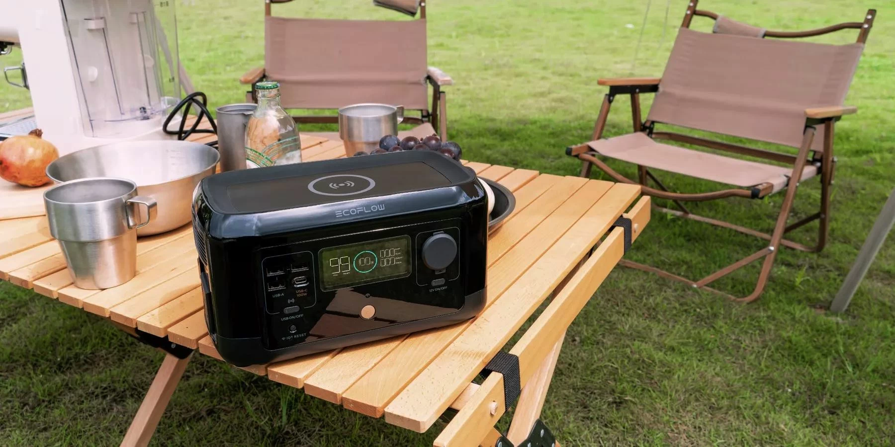 Зарядная станция EcoFlow River mini wireless купить в Киеве