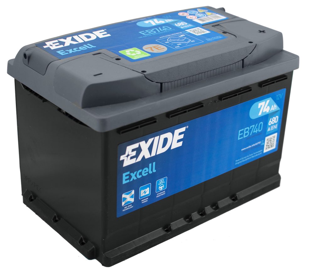 Аккумулятор Exide 74Ah 680A Excell EB740 купить | Низкая цена